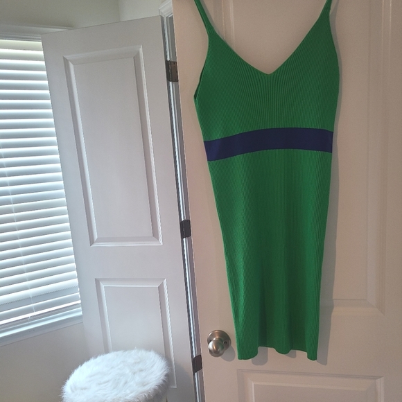 BOGO NWT Forever 21 + Plus Size Sleeveless Green Knit Dress size 2X - Picture 3 of 3
